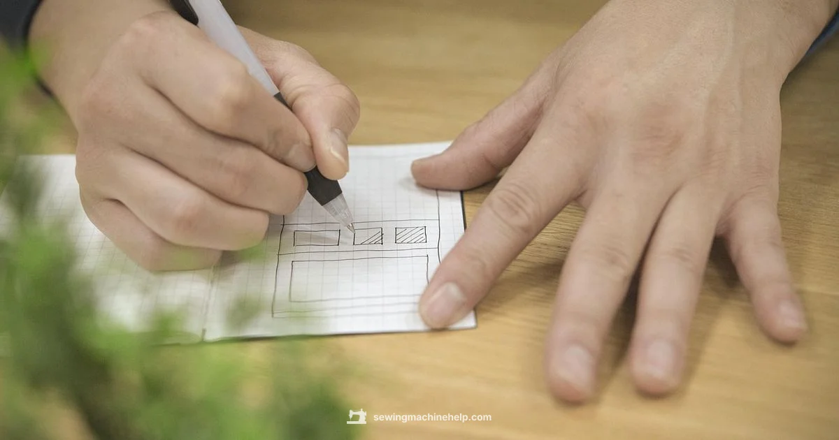 Sewing Machine Sketch - Sewing Machine Help