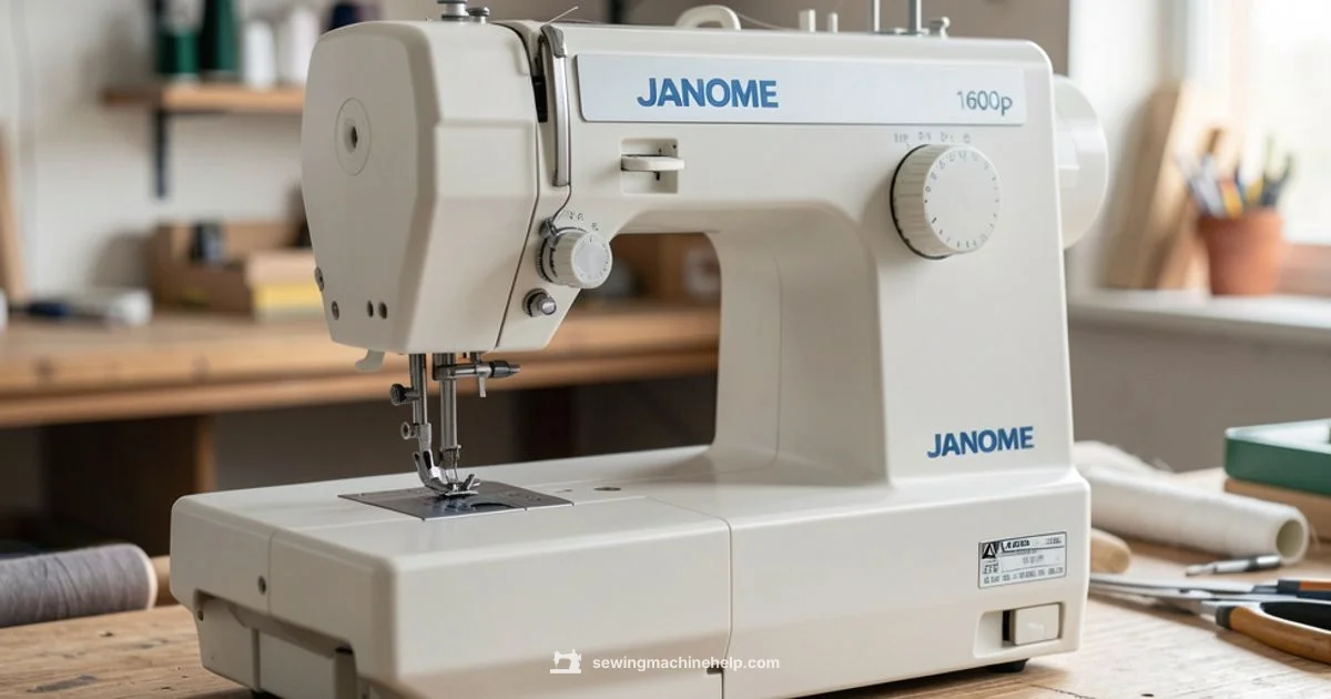 Janome 1600P Overview - Sewing Machine Help