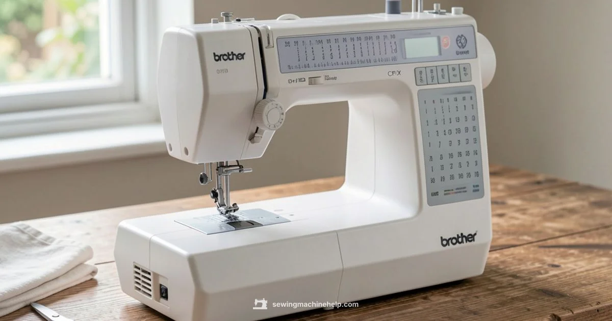 Brother CP100X Guide - Sewing Machine Help