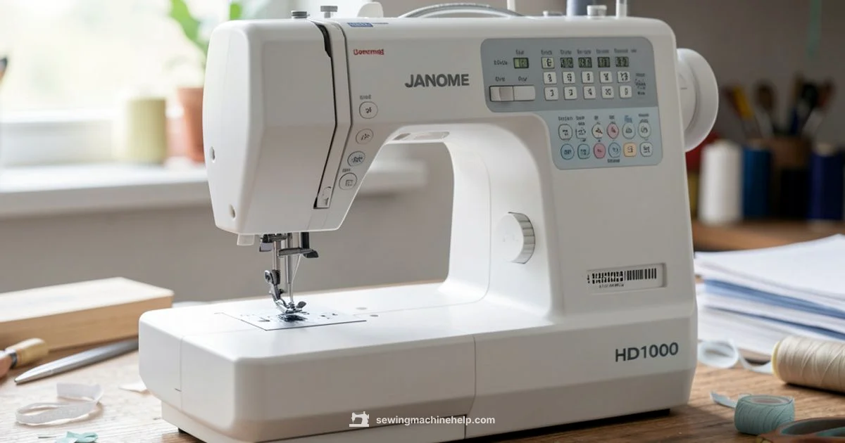 HD1000 Sewing Overview - Sewing Machine Help