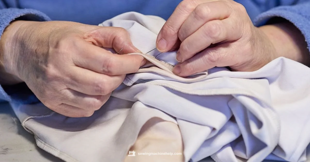 Invisible Hem by Hand - Sewing Machine Help