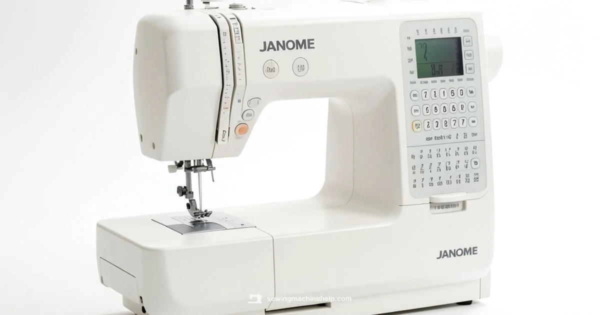 Janome 7700 Overview - Sewing Machine Help