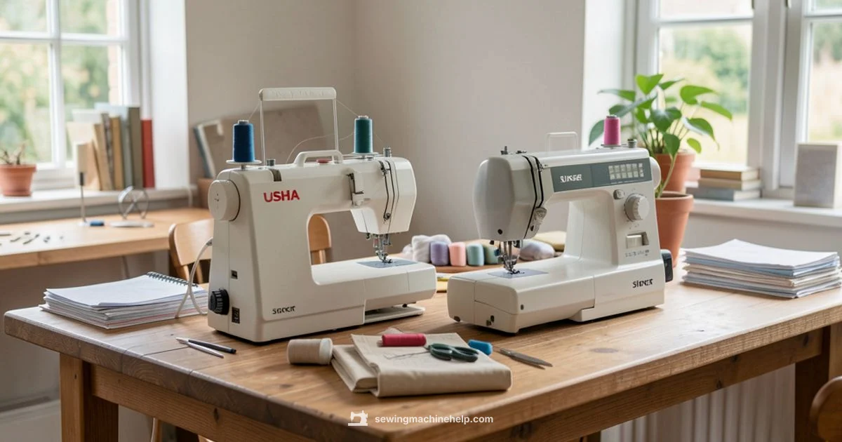 Usha vs Singer - Sewing Machine Help