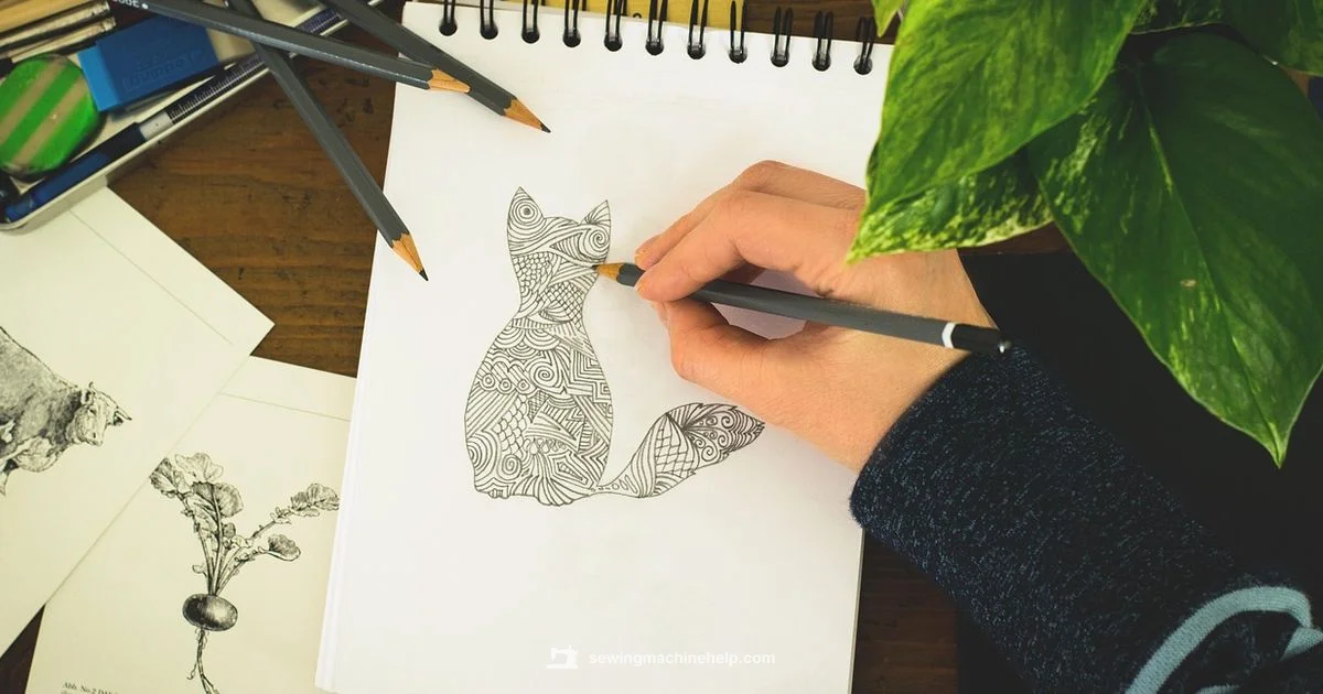 Sewing Machine Sketch - Sewing Machine Help