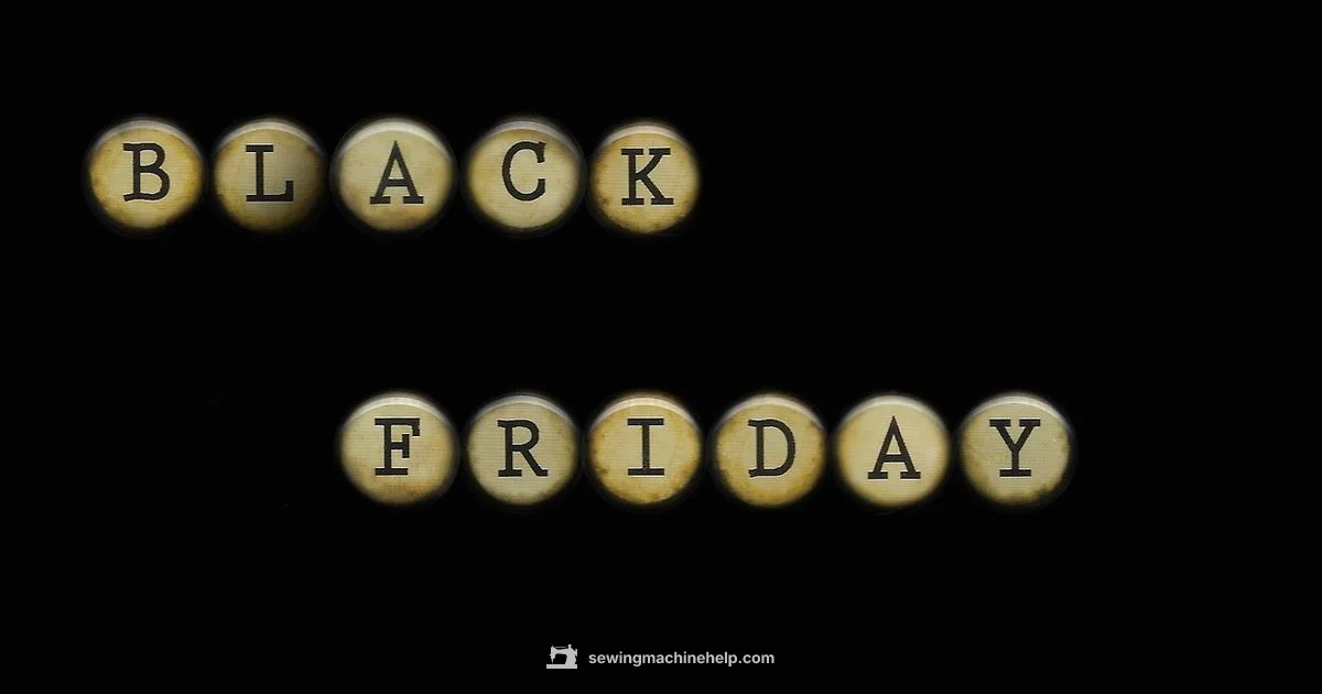Black Friday Sewing Deals - Sewing Machine Help